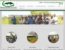 Tablet Screenshot of land-in-uganda.org